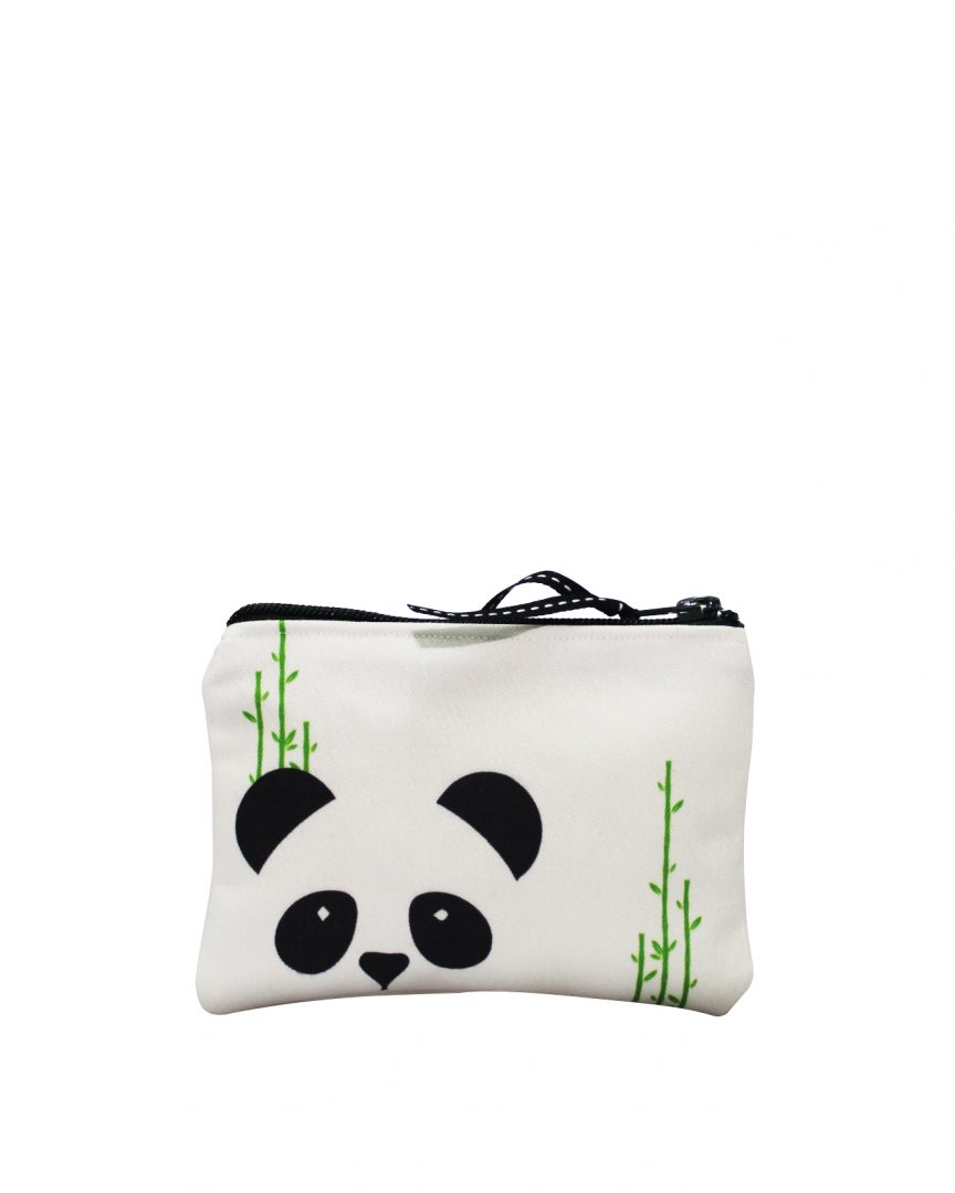 Μπομπονιέρα χειροποίητο πορτοφολάκι Panda