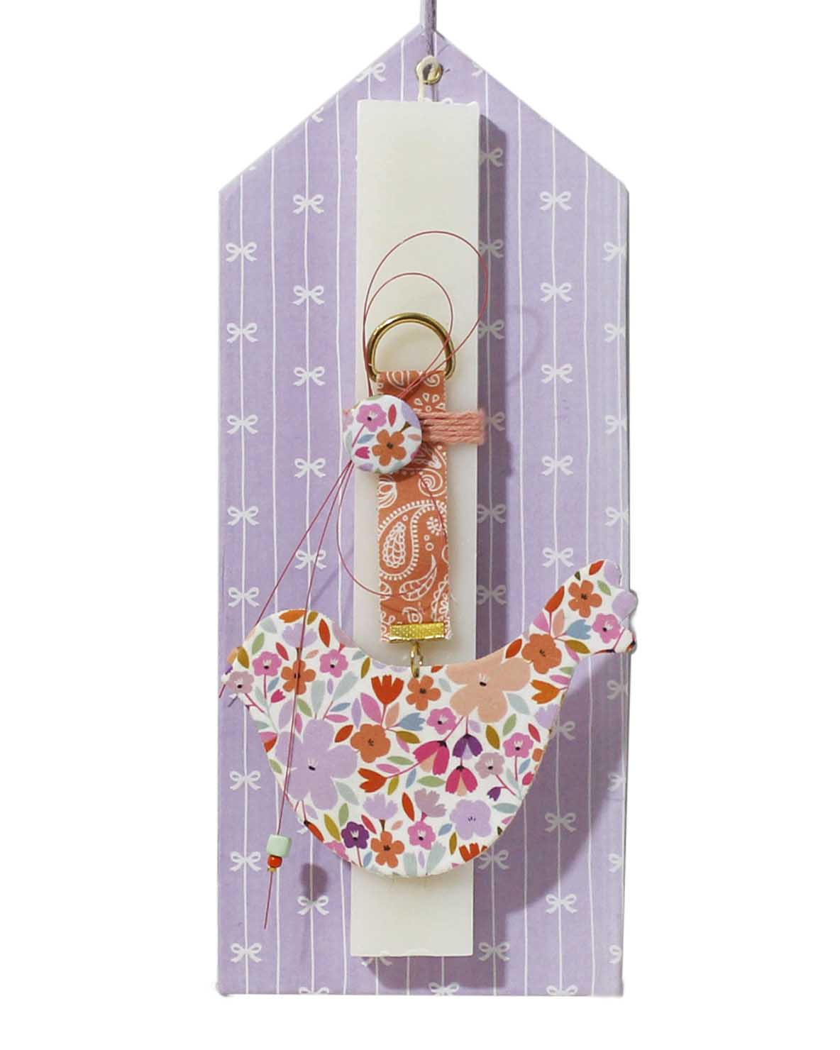 Πασχαλινή λαμπάδα πουλάκι