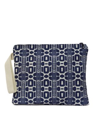 clutch bag BLUE ETHNIC